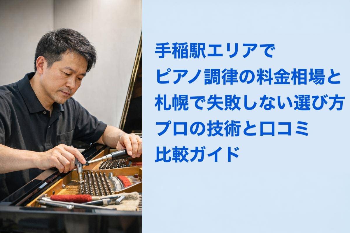 手稲駅エリアでピアノ調律の料金相場と札幌で失敗しない選び方｜プロの技術と口コミ比較ガイド
